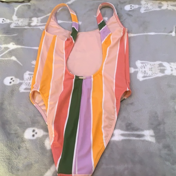 Striped Hollister one piece swimsuit xs - Picture 2 of 4